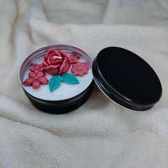 Blush Bloom Tin Candle