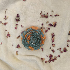 Blue & Orange Peony - Set of 1